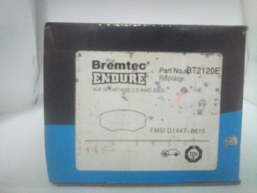 Bremtec Endure 4WD Front Brake Pad For HYUNDAI i30 1.6L,i45, Kia Sportage