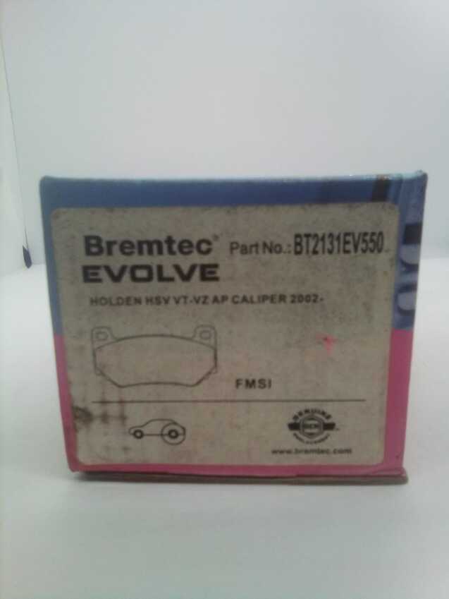 Bremtec Evolve Rear Brake Pad Set For Holden HSV VZ Clubsport (With Ap Calipers)