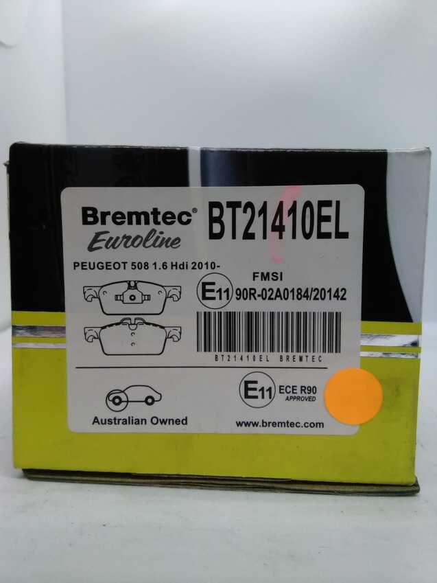 Bremtec Euro Line Ceramic Disc Brake Pads - BT21410EL