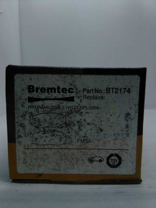 Bremtec Trade-Series Front Brake Pad Set For Mazda 2 DE 1.4L