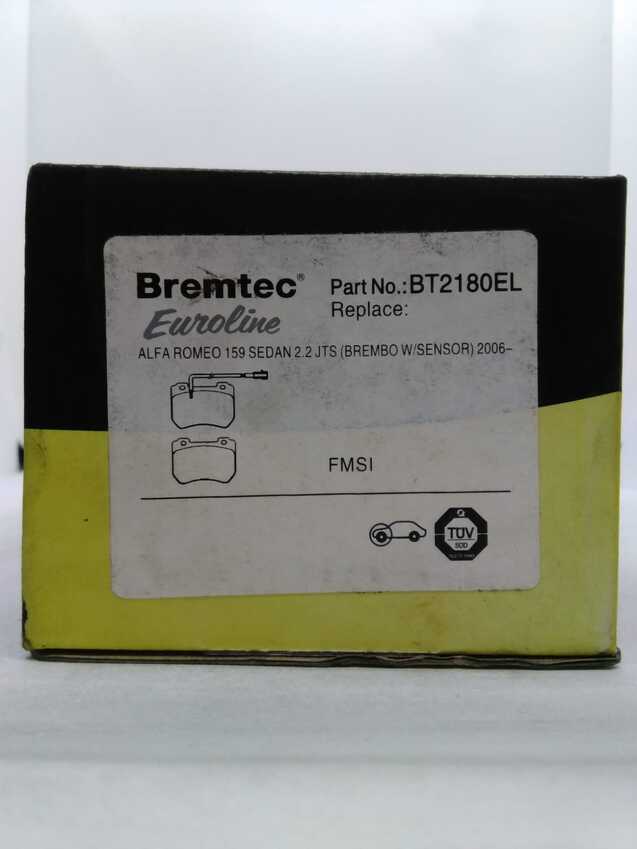 Bremtec Euro Line Ceramic Disc Brake Pads - BT2180EL