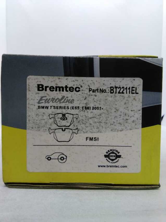 Bremtec Euroline Ceramic Brake Pad - BT2211EL