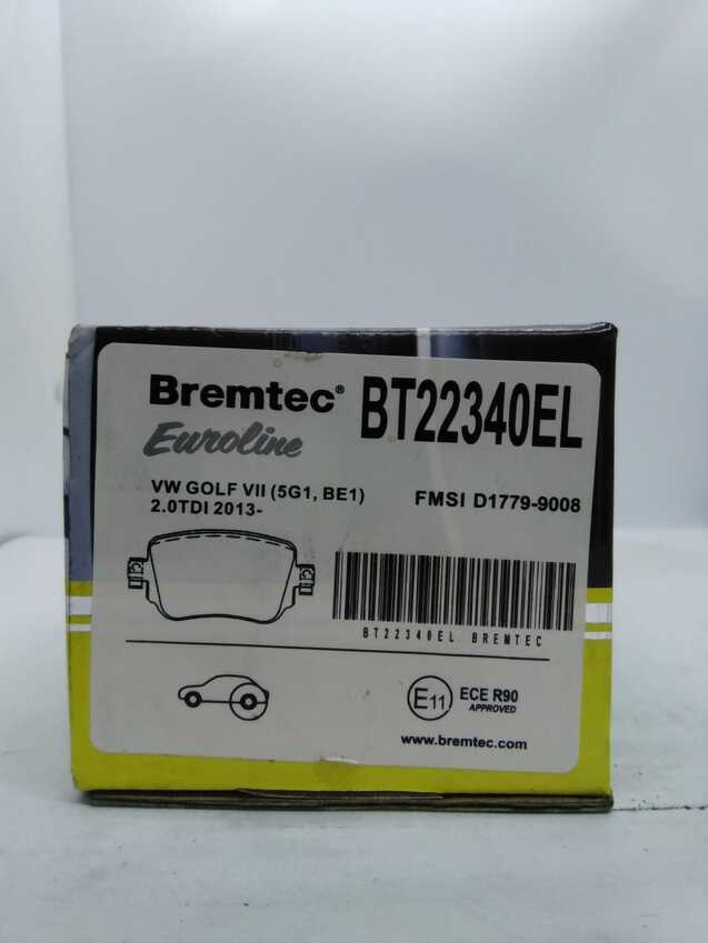 Bremtec Euro Line Ceramic Disc Brake Pads - BT22340EL