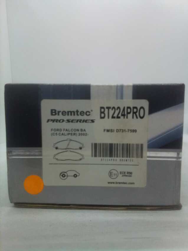 Bremtec Pro-Series Front Brake Pad Set For Ford Falcon BA (C5 Caliper) 2002-On