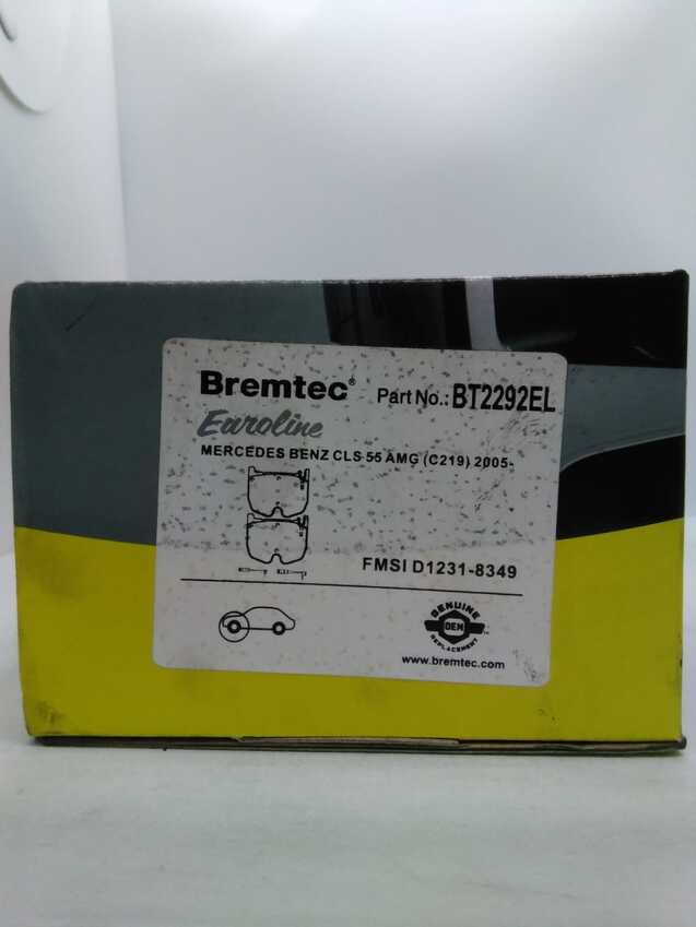 Bremtec Euroline Ceramic Brake Pad - BT2292EL