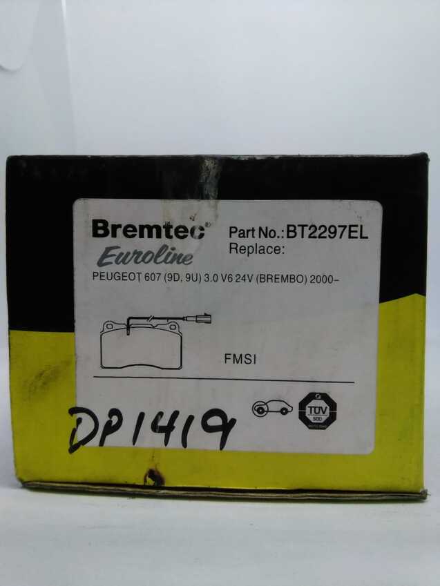 Bremtec Euroline Ceramic Brake Pad - BT2297EL