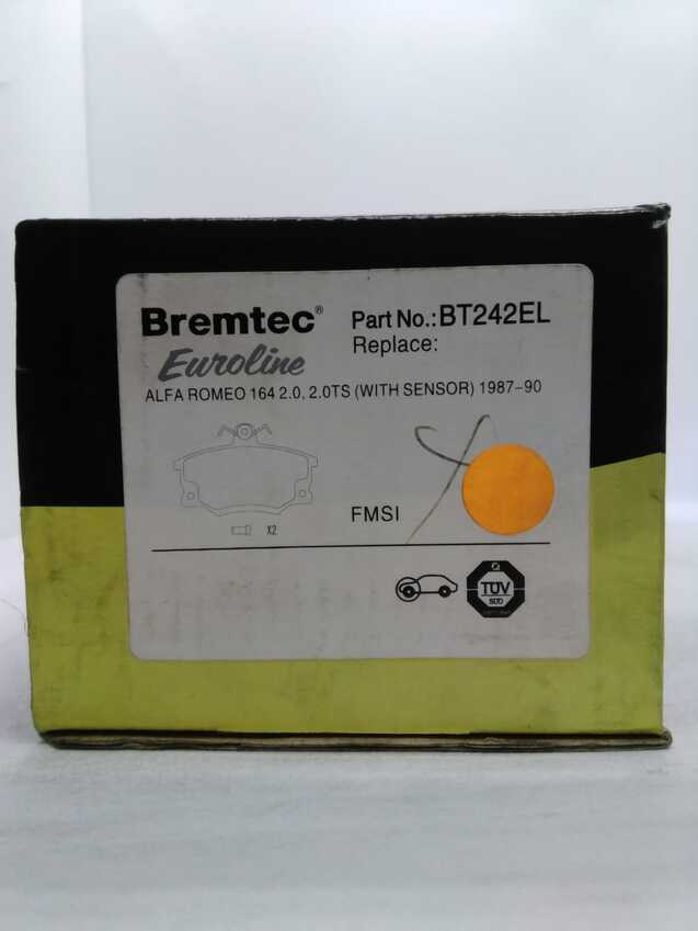 Bremtec Euro Line Ceramic Disc Brake Pads - BT242EL