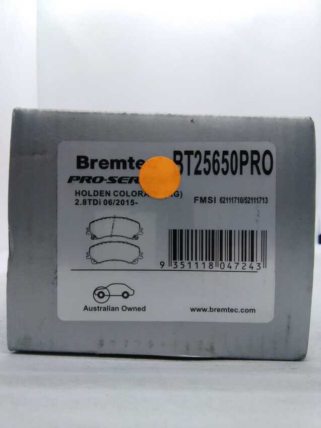 Bremtec Pro-Series Brake Pad For INFINITI Q50,Q60 3.5L,Nissan X-Trail 1.6L/2.0l