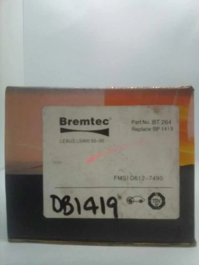 Bremtec Trade-Series Front Brake Pad Set For Lexus LS400 1993-00