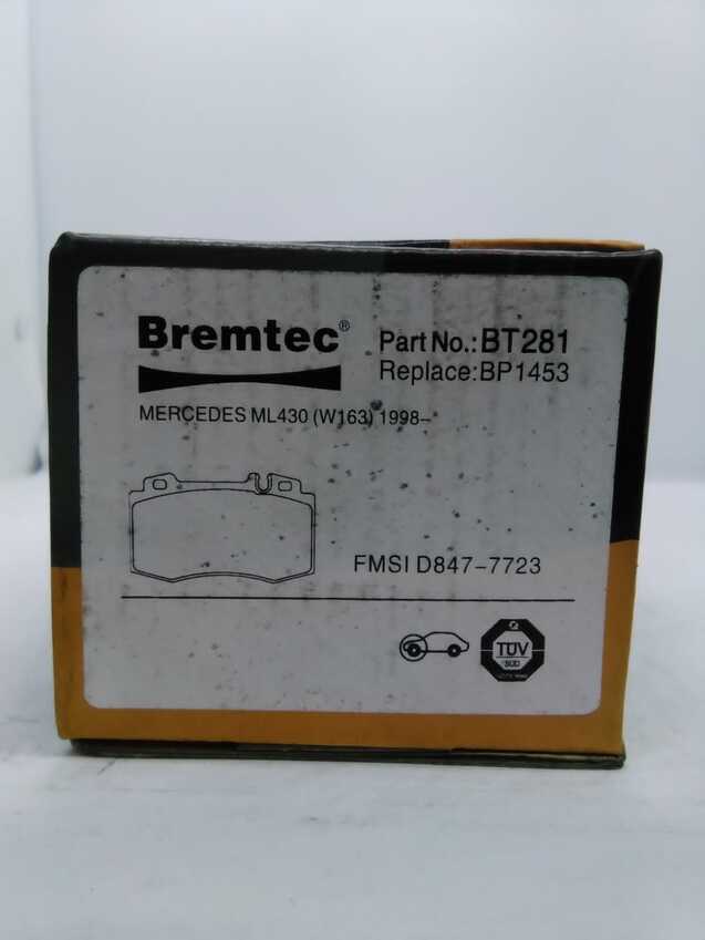 Bremtec Trade-Series Front Brake Pad Set For Mercedes Ml430 W163 1998-On