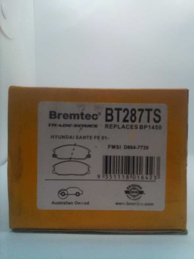 Bremtec Trade-Series Front Brake Pad Set For Hyundai Terracan [HP] 3.5L V6