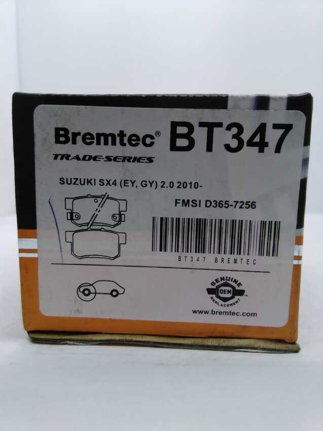 Bremtec Trade-Series Rear Brake Pad Set For Suzuki SX4 EY, GY 2.0L 2010-