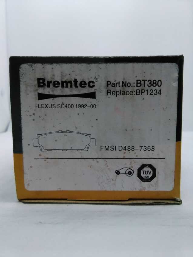 Bremtec Trade-Series Rear Brake Pad Set For Lexus SC400 1992-00