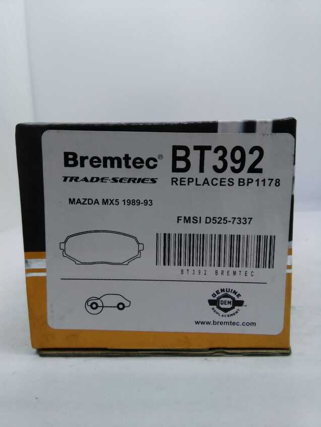 Bremtec Trade-Series Front Brake Pad Set For Mazda MX5 1989-93