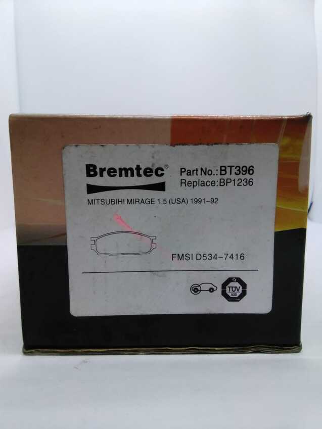 Bremtec Trade-Series Front Brake Pad Set For Mitsubihi Mirage 1.5L 1991-92 