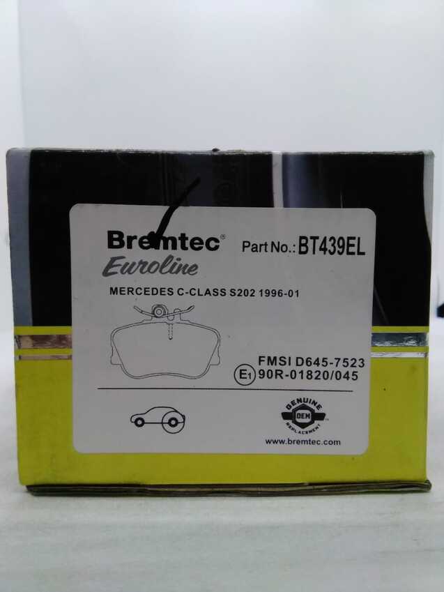 Bremtec Euro Line Ceramic Disc Brake Pads - BT439EL