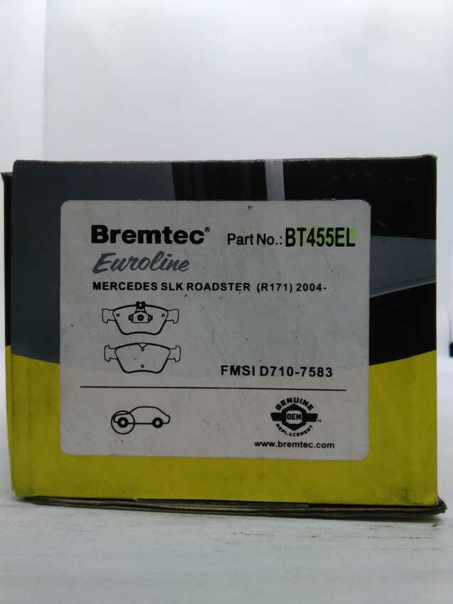 Bremtec Euro Line Ceramic Disc Brake Pads - BT455EL