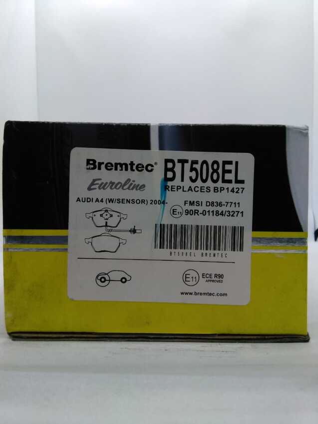 Bremtec Euroline Front Brake Pad Set For VW Passat [3B2 3B5 3B3 3B6]