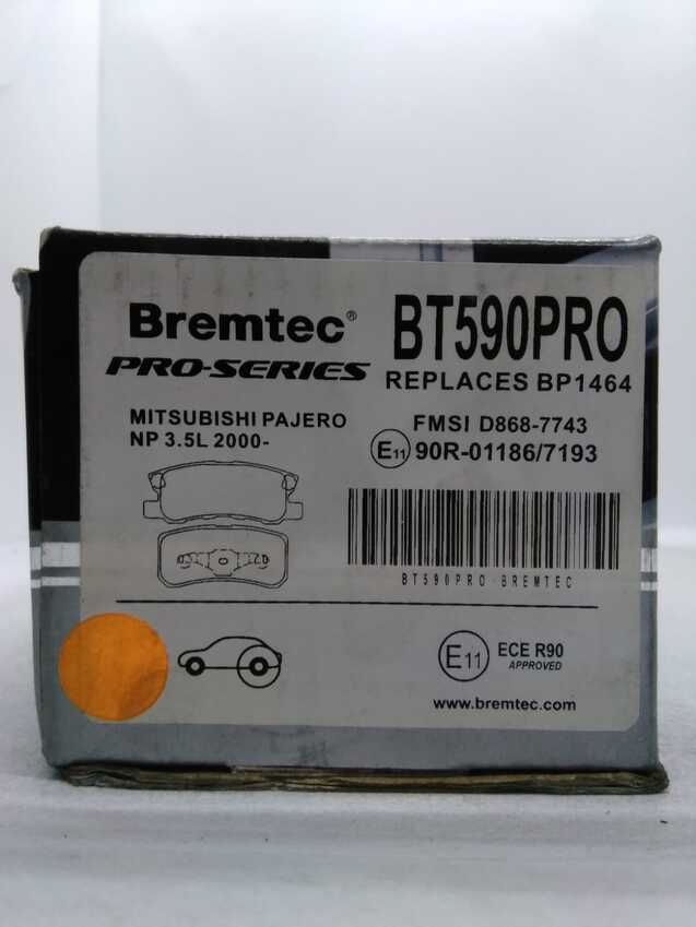 Bremtec Pro-Series Rear For Mitsubishi Pajero NP 3.5L 2000-On