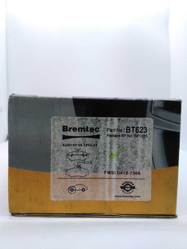 Bremtec Trade-Series Front Brake Pad Set For Audi 80 V6 1993-98