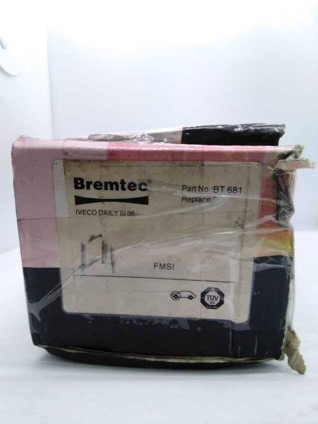 Bremtec Trade-Series Front Brake Pad Set For Iveco Daily III 29C, 35C 2006-On