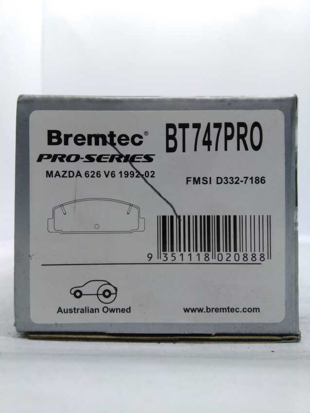 Bremtec Pro-Series Rear For Mazda 6 2.3L 2002-On 