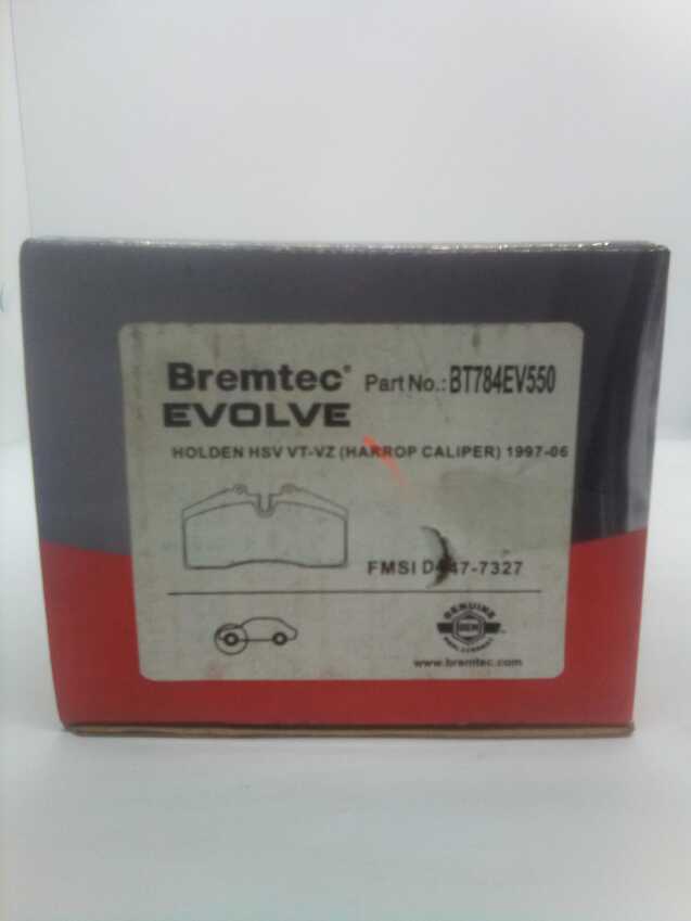 Bremtec Evolve Front Brake Pad Set For Holden Hsv VT-VZ (Harrop Caliper) 1997-06