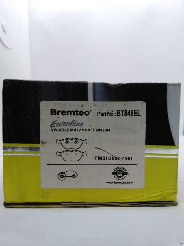 Bremtec Euroline Ceramic Brake Pad - BT846EL