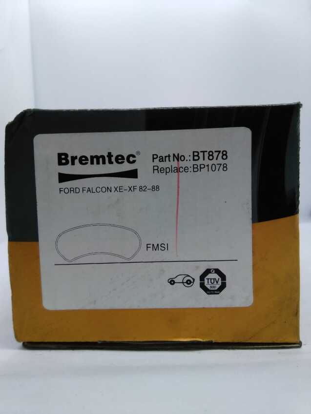 Bremtec Rear Brake Pad Set For Ford Fairmont [XD XE XF] 3.3L/4.1L/4.9L/5.8L V8