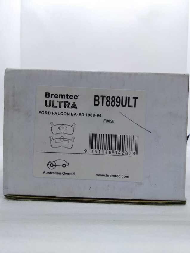 Bremtec Ultra Ceramic Front Brake Pad For Ford Fairlane, Falcon,LTD 5.0L,4.0L