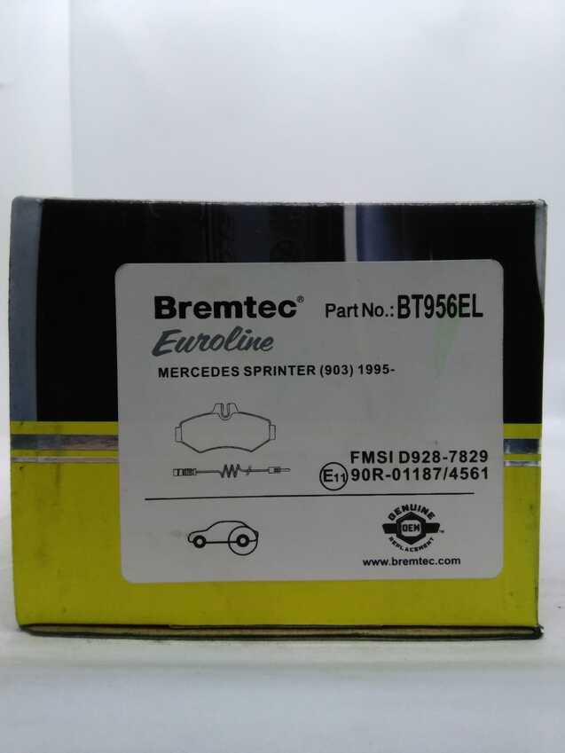 Bremtec Euro Line Ceramic Disc Brake Pads - BT956EL
