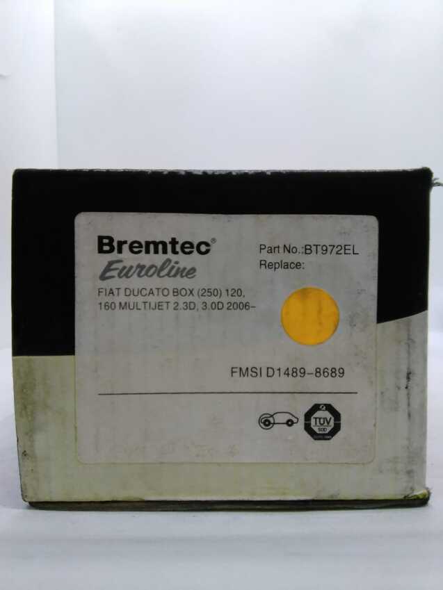 Bremtec Euroline Ceramic Brake Pad - BT972EL