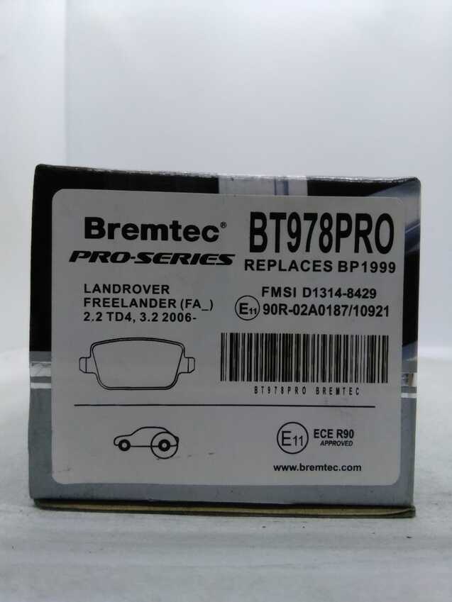 Bremtec Pro-Series Rear For Landrover Freelander FA 2.2L/3.2L TD4 2006-On