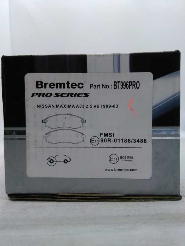Bremtec Pro-Series Front For Nissan Maxima A33 1999-03 