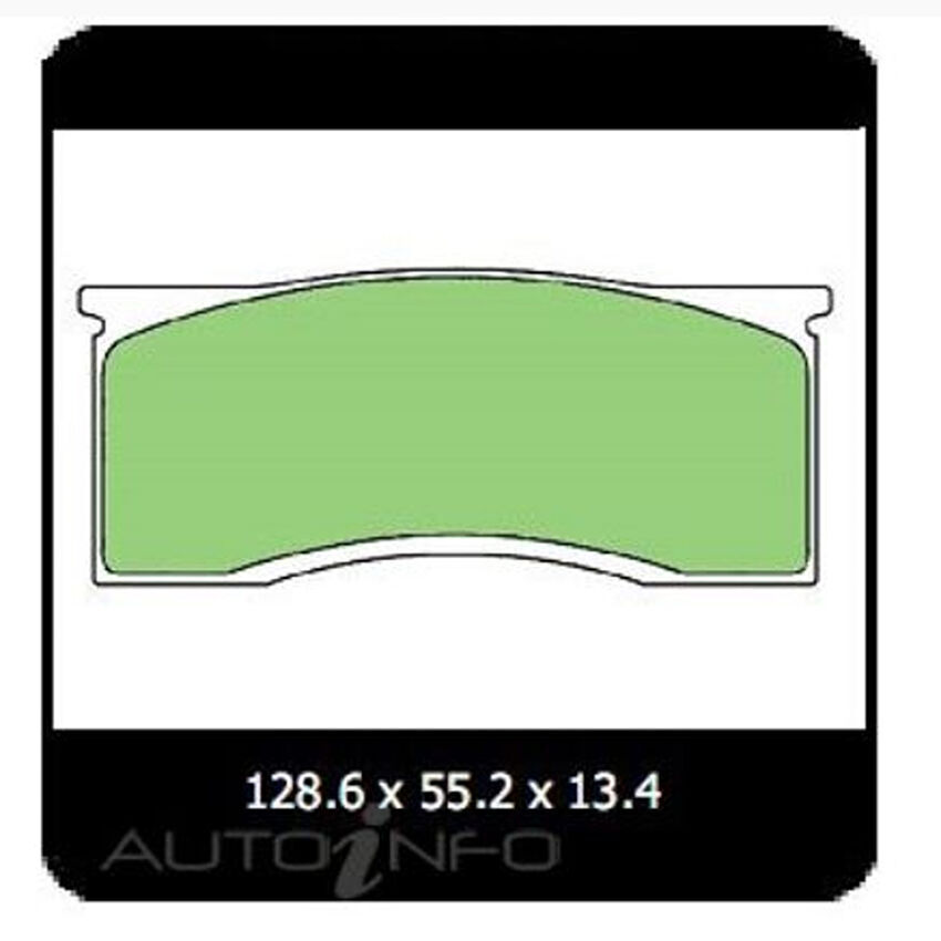 Ultra Select Brake Pad - Front For FORD MUSTANG 4.7L 1966 - 1967