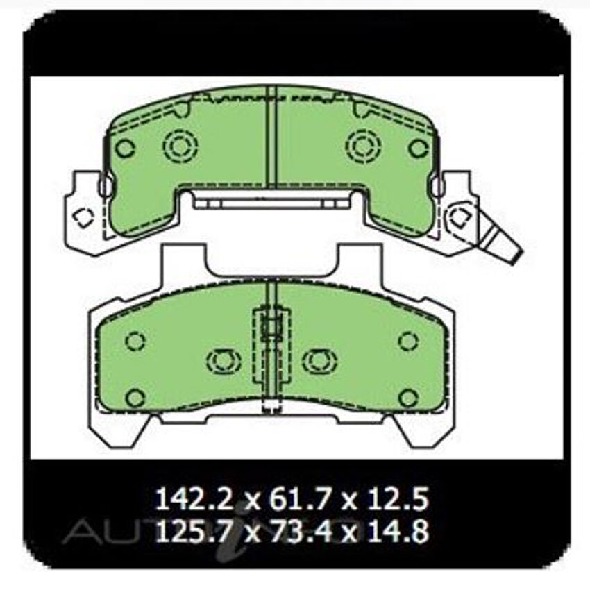 Ultra Select Pad Brake Pad - CDB3095M