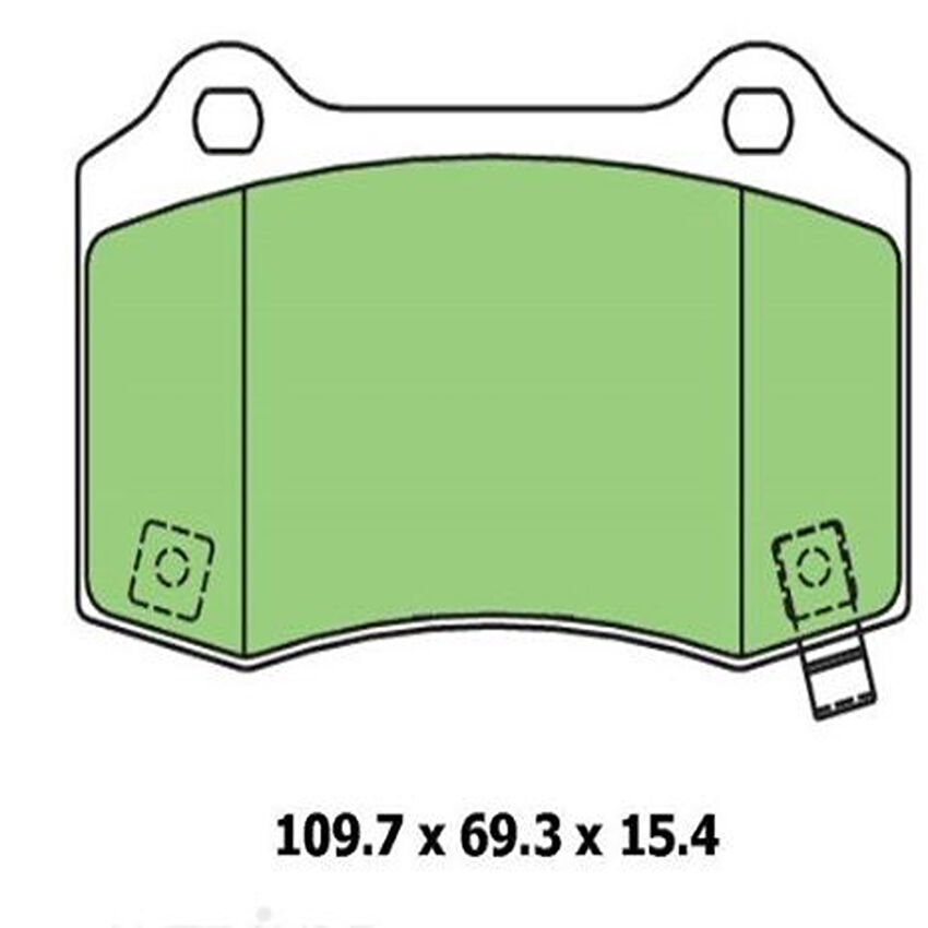 Ultra Select Brake Pad Rear For CHEVROLET CAMARO/CHRYSLER 300 SRT-8/300C SRT-8