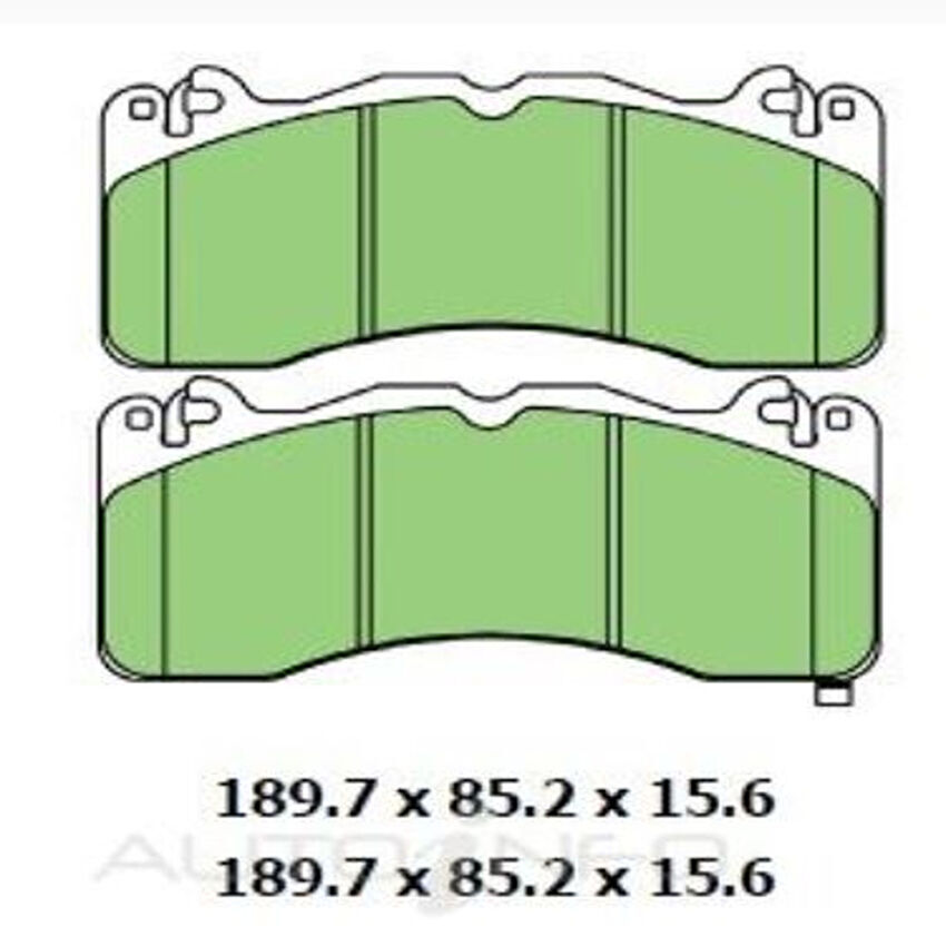 Ultra Select Brake Pad Front For FORD MUSTANG GT FM 5.0L 2014 - 2017