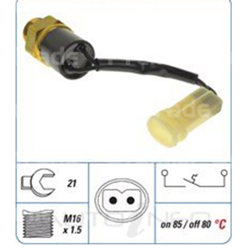 PAT Engine Coolant Fan Switch For Mitsubishi Lancer 1.5L,1.8L 4G93 4G15 16V 