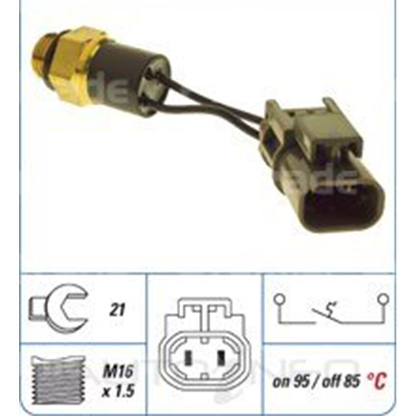 PAT Engine Coolant Fan Switch For Holden Astra LD 1.6L,1.8L 16LF 18LE