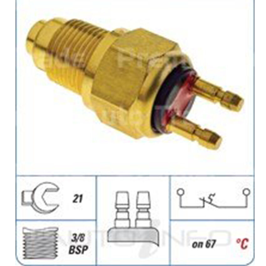 PAT Engine Coolant Fan Switch For Ford Laser KE 1.3L E3 I4 8V SOHC