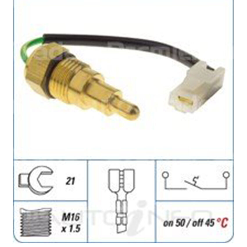 PAT Engine Coolant Fan Switch For Toyota Toyoace 200 YU60R 2.0L 3Y 8V OHV