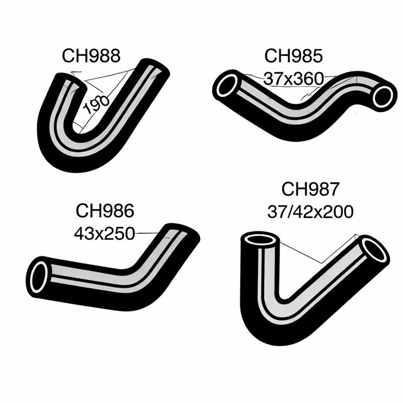Mackay Top Radiator Hoses Kit For Toyota LandCruiser FJ40R FJ40 FJ55R 3.9L,4.2L
