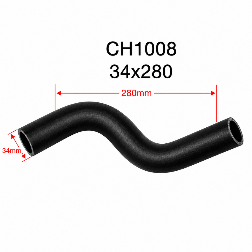 Mackay CH1008 Top Hose For Toyota Corona RT132 Liftback 1979-1981 Mackay