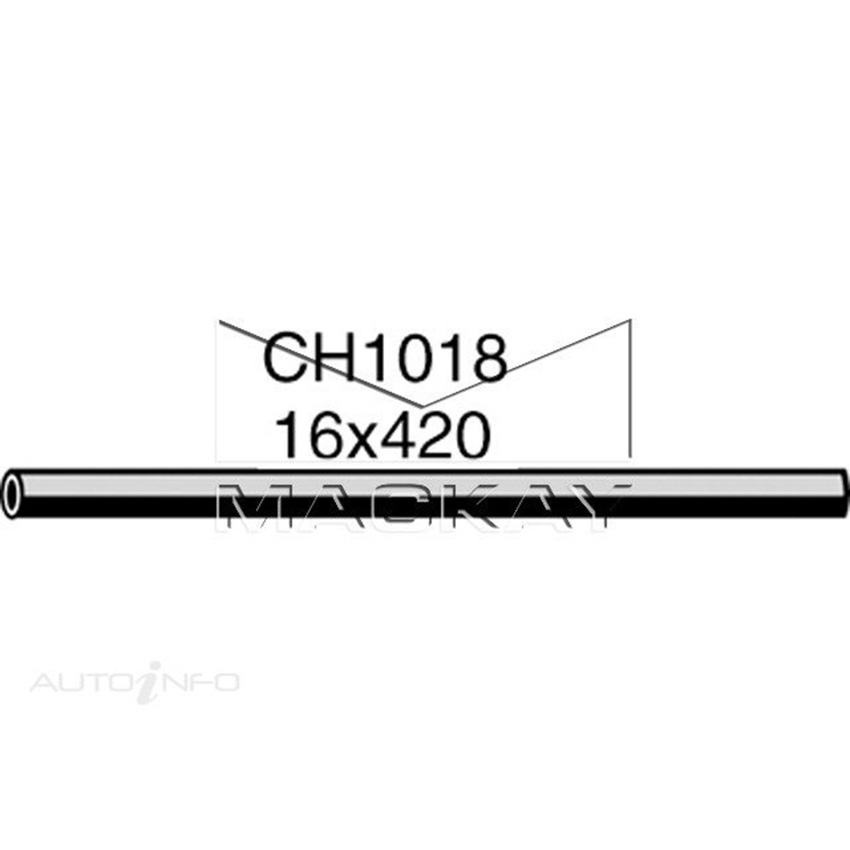 CH1018 Heater Hose for Holden Torana LH 3.3L I6 Petrol Manual / Auto Mackay