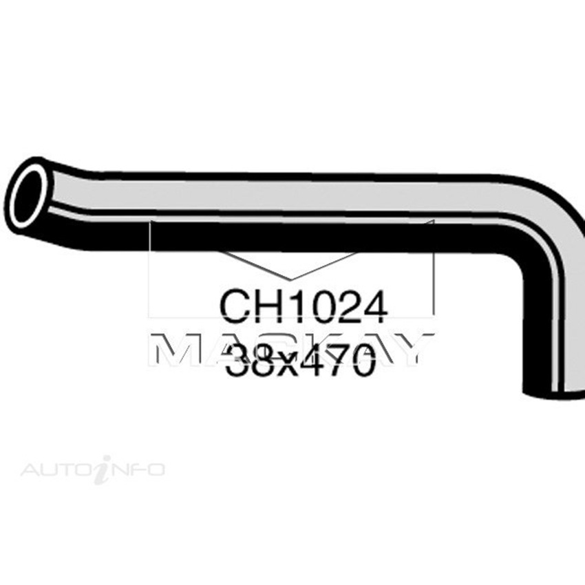 Mackay Top Hose For Ford Transit 1973-1978 - 6CYL  CH1024