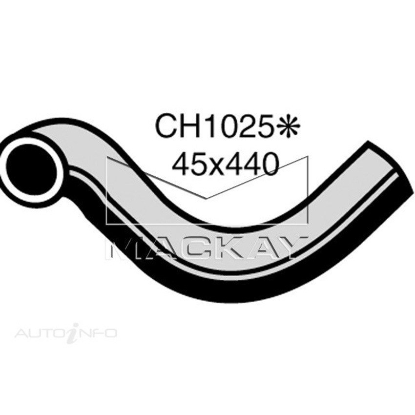 Mackay Bottom Hose For Ford Transit 1973-1978 - 6CYL  CH1025