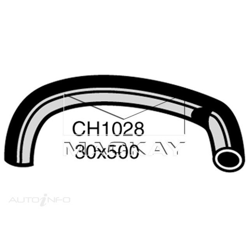 Mackay Top Hose For Volvo 140 142 144 145 2.0L (B20) 8V OHV Petrol  CH1028