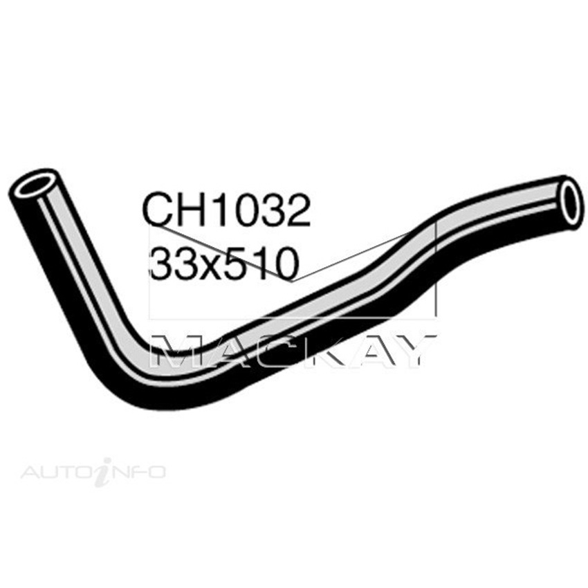 Mackay CH1032 Radiator Lower Hose For Toyota Crown MS85R 2.6L I6 Ptl Man&Auto
