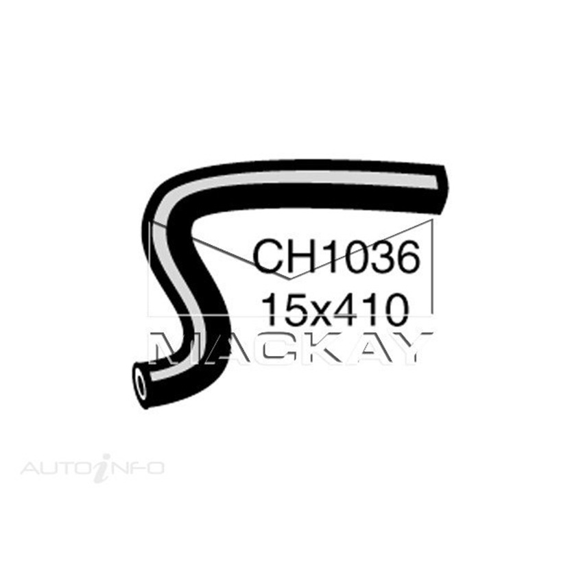 CH1036 Heater Hose For Ford Escort MK1 1.3L I4 Petrol Manual & Auto Mackay